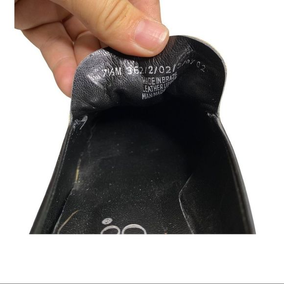 Franco Sarto leopard print leather heeled mule 7.5 - Picture 4 of 7